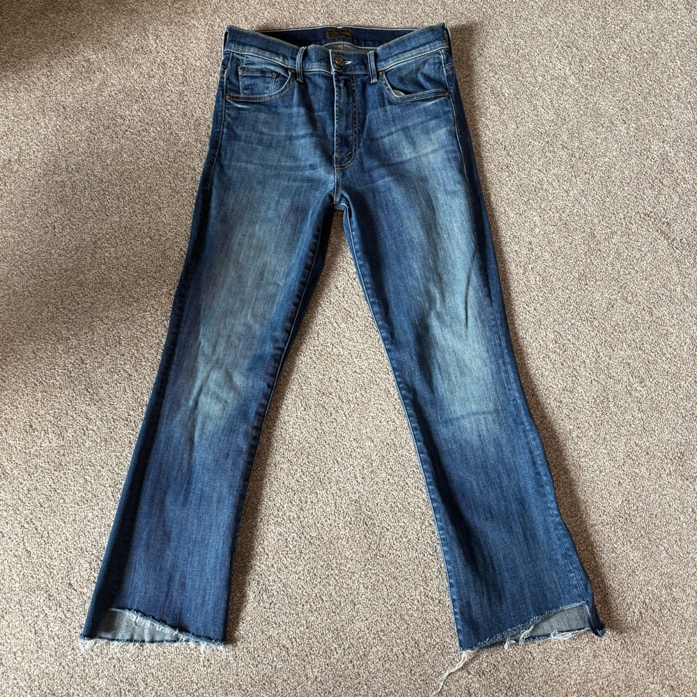 MOTHER Insider Crop Step Fray